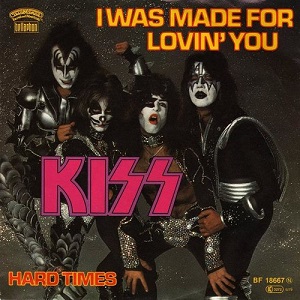Cover `I Was Made For Loving You` van Kiss