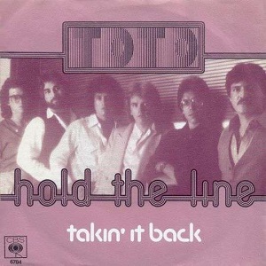 Cover `Hold The Line` van Toto