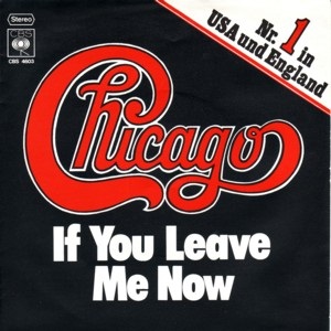 Cover `If You Leave Me Now` van Chicago