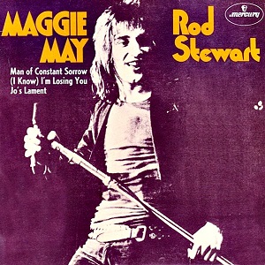 Cover `Maggie May` van Rod Stewart