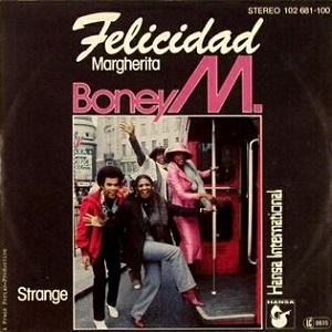 Rivierenland Radio speelt nu `Felicidad (Margherita)` van Boney M.