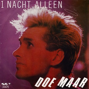 Cover `1 Nacht Alleen` van Doe Maar