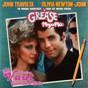 Cover `Grease Megamix 12 Inch Version` van Grease Original Film Cast Feat. Olivia Newton-John & John Travol