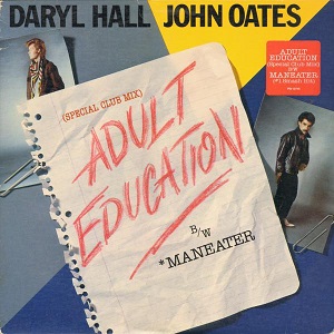 Cover `Adult Education` van Hall & Oates
