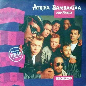 Cover `Reckless` van Afrika Bambataa & Ub40