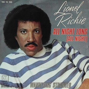 Cover `All Night Long` van Lionel Richie