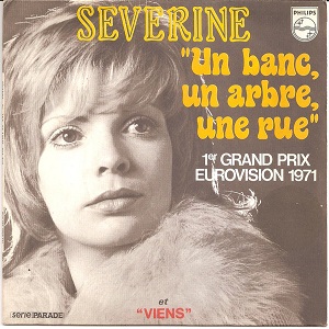 Cover `Un Banc, Un Arbre, Une Rue` van Severine