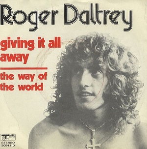 Cover `Giving It All Away` van Roger Daltrey