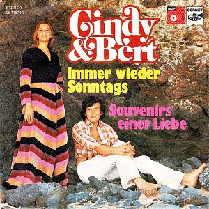 Cover `Immer Wieder Sonntags` van Cindy & Bert