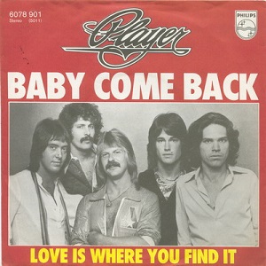 Cover `Baby Come Back` van Player