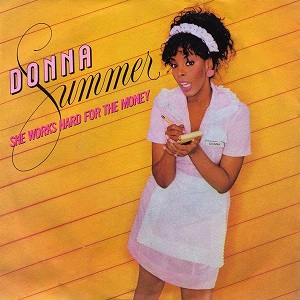Cover `She Works Hard For The Money` van Donna Summer