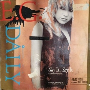 Cover `Say It, Say It [12 Inch Club Mix]` van E.G. Dailey