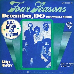 Cover `Oh What A Night (12 inch Re-Mix 