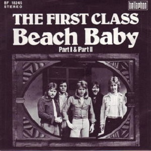 Cover `Beach Baby` van First Class