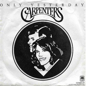 Cover `Only Yesterday` van Carpenters
