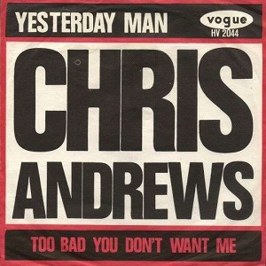 Rivierenland Radio speelt nu `Yesterday Man` van Chris Andrews