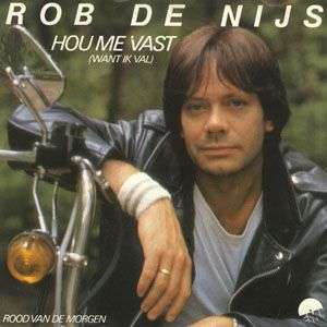 Cover `Hou Me Vast (Want Ik Val)` van Rob de Nijs