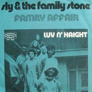 Cover `Family Affair` van Sly & The Family Stone