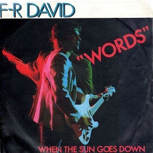 Cover `Words` van F.R. David