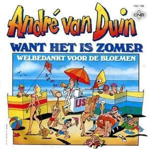 Cover `Want Het Is Zomer` van Andre van Duin