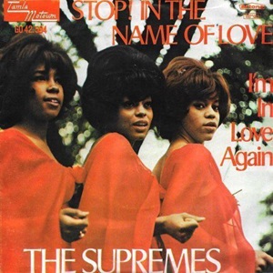 Cover `Stop! In The Name Of Love` van The Supremes