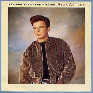 Cover `She Wants To Dance With Me` van Rick Astley