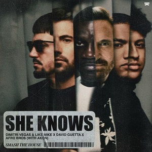 Rivierenland Radio speelt nu `She Knows` van Dimitri Vegas & Like Mike, David Guetta, Afrobros & Akon
