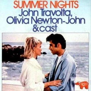 Cover `Summer Nights` van Olivia Newton-John & John Travolta